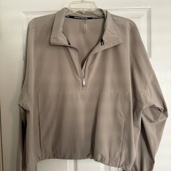 Calvin Klein Performance 1/2 Zip Pullover Jacket - Picture 1 of 3